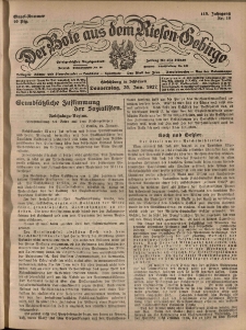 Der Bote aus dem Riesen-Gebirge : Zeitung für alle Stände, R. 115, 1927, nr 16