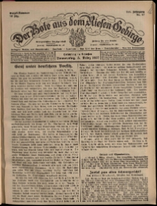 Der Bote aus dem Riesen-Gebirge : Zeitung für alle Stände, R. 115, 1927, nr 52