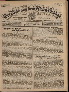 Der Bote aus dem Riesen-Gebirge : Zeitung für alle Stände, R. 115, 1927, nr 53