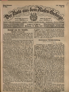 Der Bote aus dem Riesen-Gebirge : Zeitung für alle Stände, R. 115, 1927, nr 63