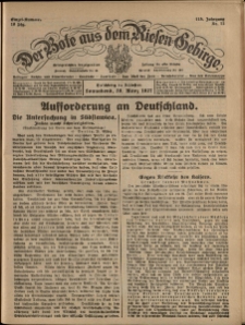 Der Bote aus dem Riesen-Gebirge : Zeitung für alle Stände, R. 115, 1927, nr 72