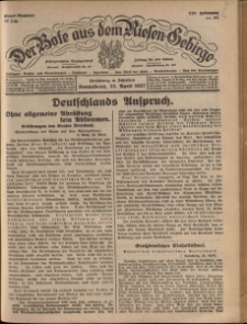 Der Bote aus dem Riesen-Gebirge : Zeitung für alle Stände, R. 115, 1927, nr 94