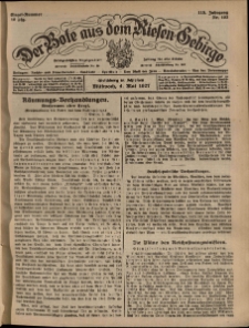 Der Bote aus dem Riesen-Gebirge : Zeitung für alle Stände, R. 115, 1927, nr 103