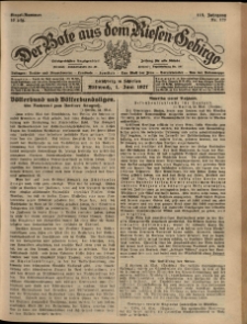 Der Bote aus dem Riesen-Gebirge : Zeitung für alle Stände, R. 115, 1927, nr 126
