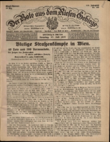 Der Bote aus dem Riesen-Gebirge : Zeitung für alle Stände, R. 115, 1927, nr 165