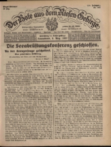 Der Bote aus dem Riesen-Gebirge : Zeitung für alle Stände, R. 115, 1927, nr 182