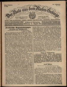 Der Bote aus dem Riesen-Gebirge : Zeitung für alle Stände, R. 115, 1927, nr 203