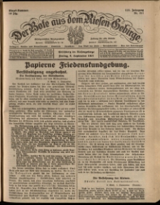 Der Bote aus dem Riesen-Gebirge : Zeitung für alle Stände, R. 115, 1927, nr 211