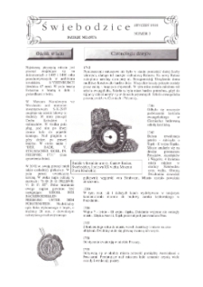 Świebodzice - Dzieje Miasta, 1998, nr 3 (3) [Dokument elektroniczny]