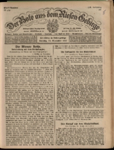 Der Bote aus dem Riesen-Gebirge : Zeitung für alle Stände, R. 115, 1927, nr 267