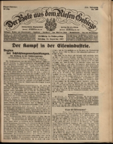 Der Bote aus dem Riesen-Gebirge : Zeitung für alle Stände, R. 115, 1927, nr 290