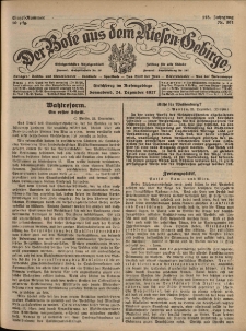 Der Bote aus dem Riesen-Gebirge : Zeitung für alle Stände, R. 115, 1927, nr 301