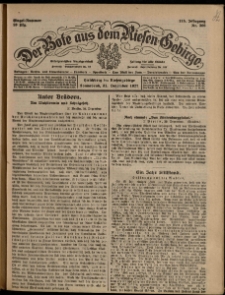 Der Bote aus dem Riesen-Gebirge : Zeitung für alle Stände, R. 115, 1927, nr 306