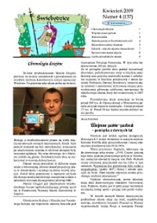 Świebodzice - Dzieje Miasta, 2009, nr 4 (137) [Dokument elektroniczny]