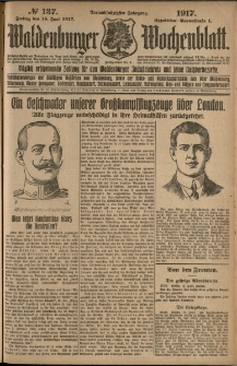 Waldenburger Wochenblatt, Jg. 63, 1917, nr 137
