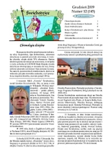 Świebodzice - Dzieje Miasta, 2009, nr 12 (145) [Dokument elektroniczny]