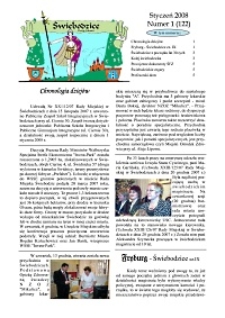 Świebodzice - Dzieje Miasta, 2008, nr 1 (122) [Dokument elektroniczny]