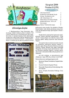 Świebodzice - Dzieje Miasta, 2008, nr 8 (129) [Dokument elektroniczny]