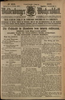 Waldenburger Wochenblatt, Jg. 63, 1917, nr 233