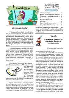 Świebodzice - Dzieje Miasta, 2008, nr 12 (133) [Dokument elektroniczny]