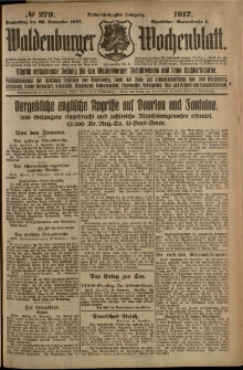 Waldenburger Wochenblatt, Jg. 63, 1917, nr 279
