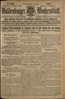 Waldenburger Wochenblatt, Jg. 63, 1917, nr 290
