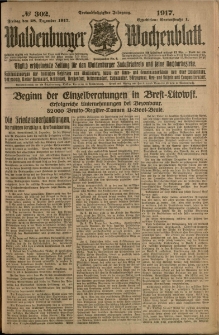 Waldenburger Wochenblatt, Jg. 63, 1917, nr 302