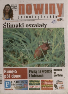 Nowiny Jeleniog&oacute;rskie : tygodnik społeczny, R.56!, 2014, nr 29 (2873) [Dokument elektroniczny]