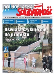Dolnośląska Solidarność, 2022, nr 7-8 (443-444)