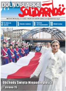 Dolnośląska Solidarność, 2022, nr 11 (447)
