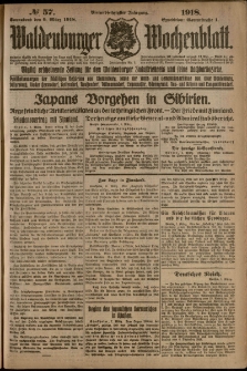 Waldenburger Wochenblatt, Jg. 64, 1918, nr 57