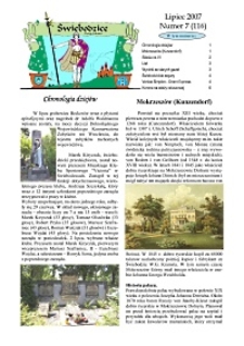 Świebodzice - Dzieje Miasta, 2007, nr 7 (116) [Dokument elektroniczny]