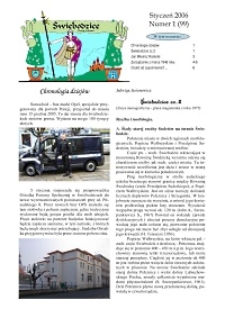 Świebodzice - Dzieje Miasta, 2006, nr 1 (99) [Dokument elektroniczny]