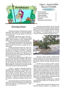 Świebodzice - Dzieje Miasta, 2006, nr 7/8 (105) [Dokument elektroniczny]