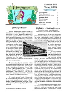 Świebodzice - Dzieje Miasta, 2006, nr 9 (106) [Dokument elektroniczny]