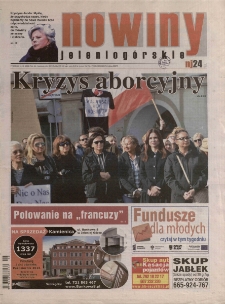 Nowiny Jeleniogórskie : tygodnik społeczny, R.58!, 2016, nr 40 (2989)