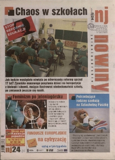 Nowiny Jeleniogórskie : tygodnik społeczny, R.58!, 2016, nr 47 (2996)