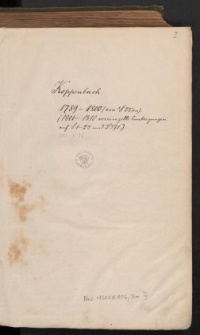 Koppenbuch 1789-1800 (von S.25 an). 1801-1810 vereinzelte Eintragungen auf S.1-25 und 571