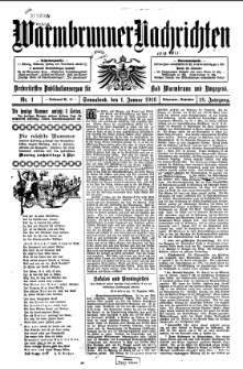 Warmbrunner Nachrichten 1910 [Jg.28]