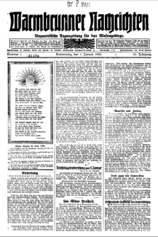 Warmbrunner Nachrichten 1925 [Jg.44]