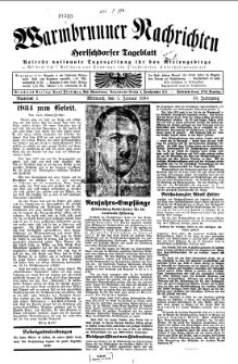 Warmbrunner Nachrichten 1934 [Jg.50]