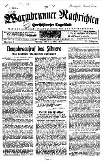 Warmbrunner Nachrichten 1938 [Jg.54]