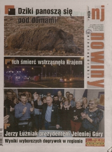 Nowiny Jeleniogórskie : tygodnik społeczny, R.60!, 2018, nr 45 (3097!)