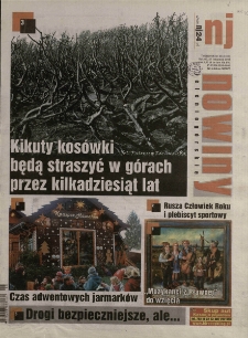 Nowiny Jeleniogórskie : tygodnik społeczny, R.60!, 2018, nr 48 (3100!)