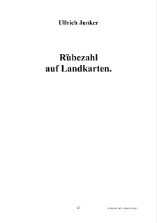 Rübezahlauf Landkarten [Dokument elektroniczny]