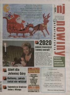 Nowiny Jeleniogórskie : tygodnik społeczny, R.61!, 2019, nr 52/53 (3155!)