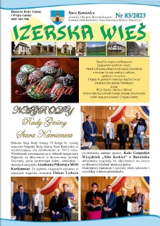 Izerska Wieś : Biuletyn Rady Gminy i Wójta Gminy, 2023, nr 83 [Dokument elektroniczny]