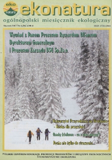 Ekonatura : ogólnopolski miesięcznik ekologiczny, 2007, nr 1