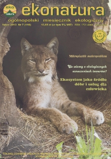 Ekonatura : ogólnopolski miesięcznik ekologiczny, 2013, nr 7