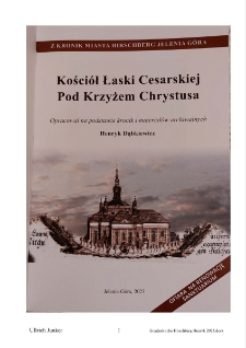 Kościół Łaski Cesarskiej pod Krzyżem Chrystusa - fragment [Dokument elektroniczny]